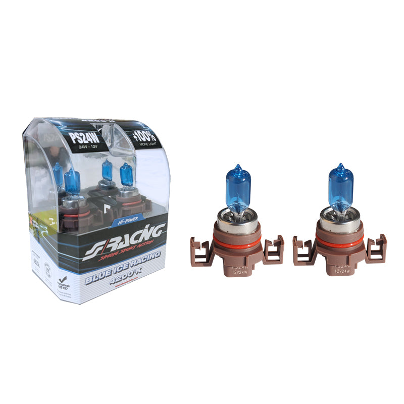Simoni Racing, Żarówki halogenowe 'Blue Ice Racing' PS24W (H16) - 4200K - 12V/35W - zestaw 2 szt. ECE-R37