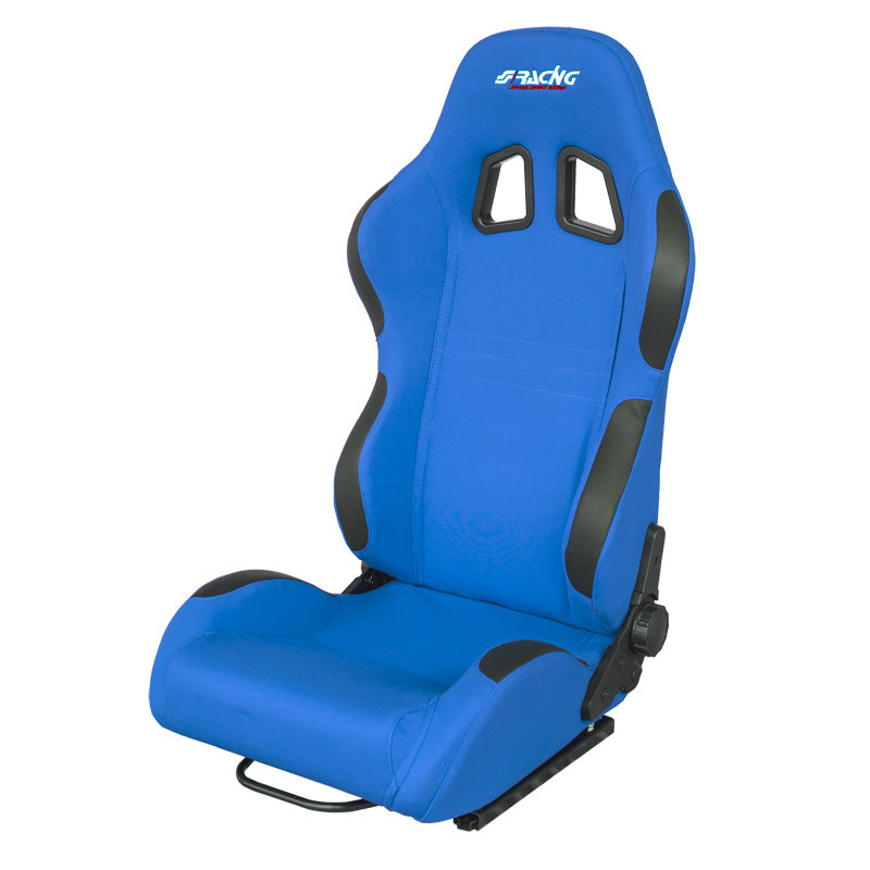 Simoni Racing, Sedile sportivo Jenson - Blu - Regolazione bidirezionale - incl. guide