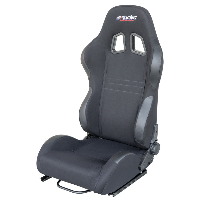 Simoni Racing, Sedile sportivo Jenson - Nero - Chiusura doppia reclinabile - incl. guide