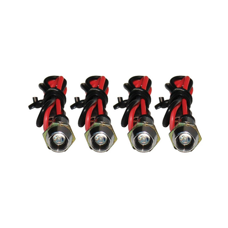 Simoni Racing, vis LED - blanches - lot de 4 pièces