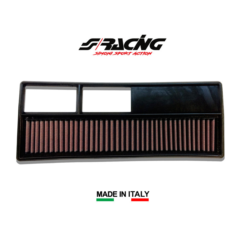 Simoni Racing, zamienny filtr powietrza - 1.3D - pasuje do Alfa Romeo, Fiat, Lancia - wielokrotnego użytku