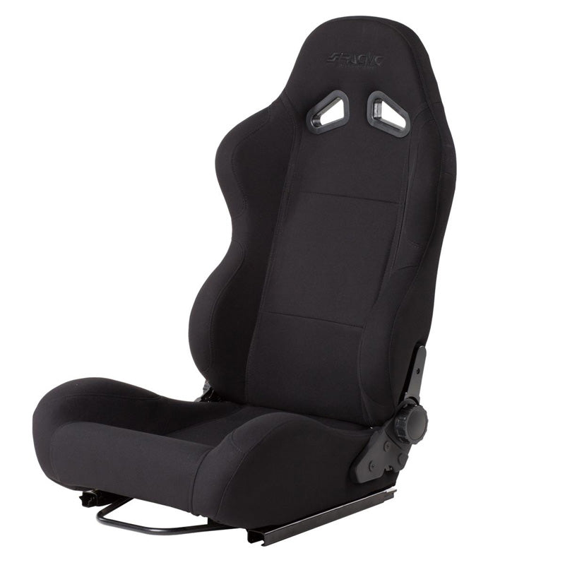 Simoni Racing, Sedile sportivo Max - Nero - Doppia regolazione - incl. slitte