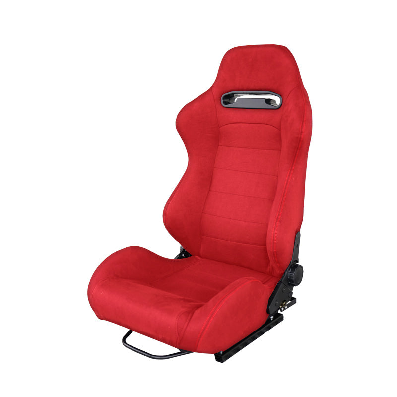 Simoni Racing, Sedile sportivo Miky - Rosso - Doppio regolabile - incl. slitte