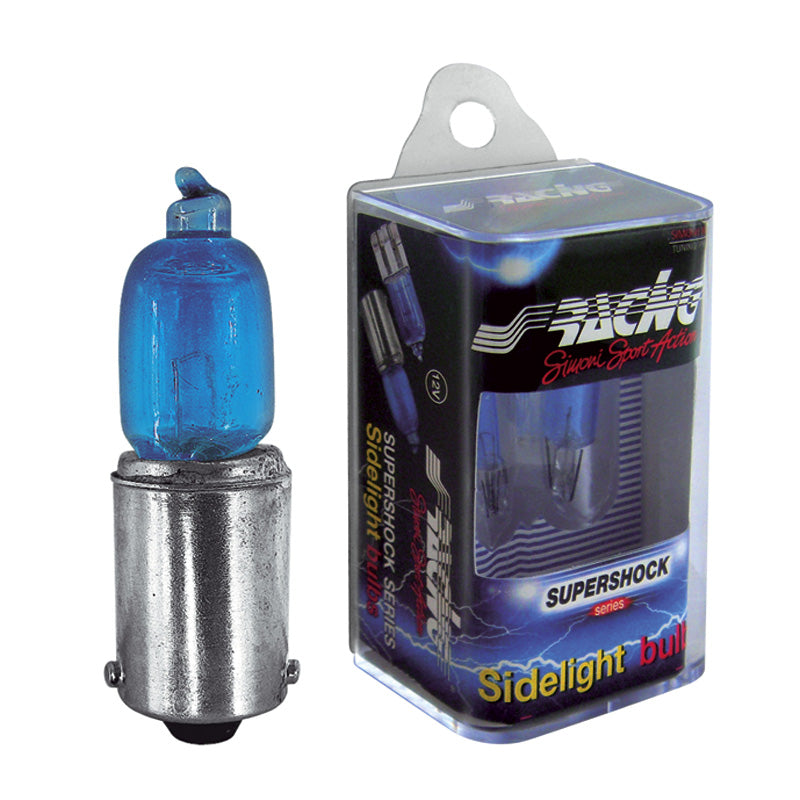 Simoni Racing, żarówki H6 halogenowe „Super Shock” - Superwhite - zestaw 2 szt.