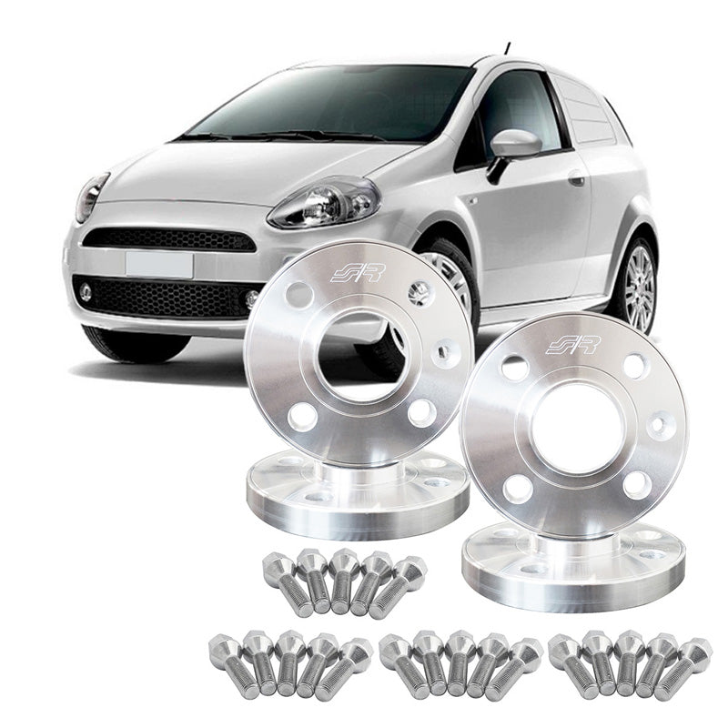Simoni Racing, Aluminium Spacer Kit, 2x16mm(FA) - 2x20mm(RA), passer til Abarth, Fiat