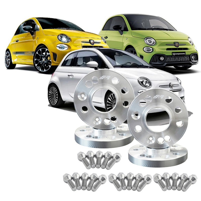 Simoni Racing, Spacer Kit, Aluminium, 2x12mm(FA) - 2x16mm(RA), passer til Abarth, Fiat