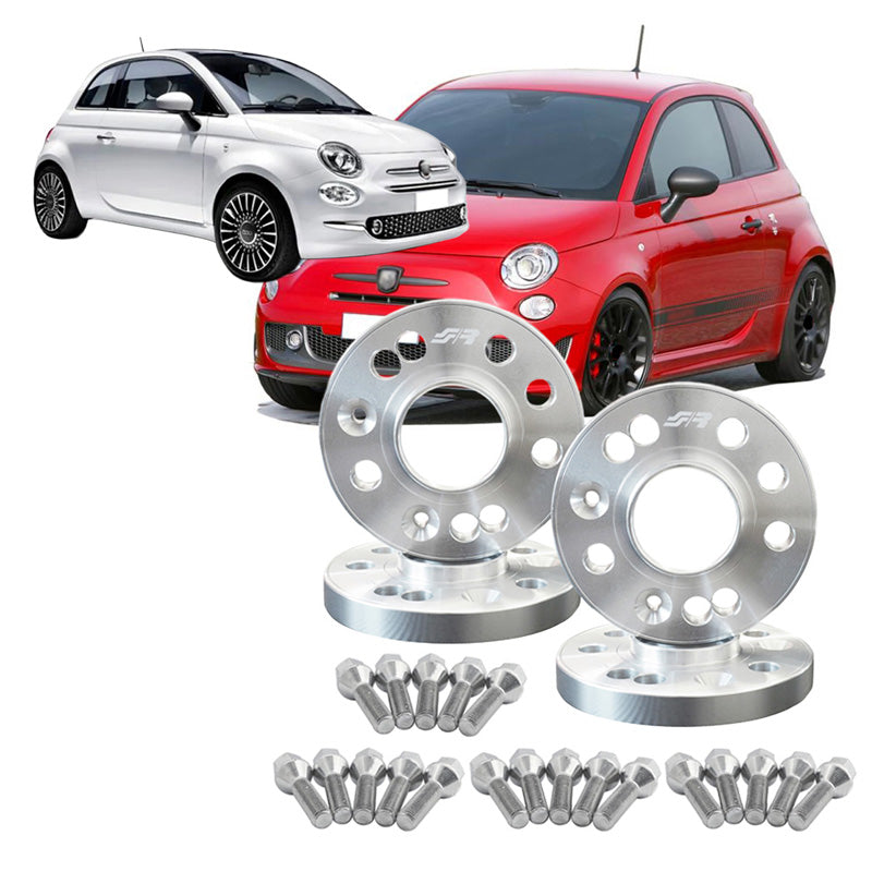 Simoni Racing, Spacer Kit, Aluminium, for & bag, 2x12mm, passer til Abarth, Fiat diverse
