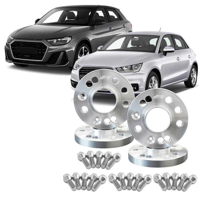 Simoni Racing, Spacer Kit, Aluminium, 2x16mm(FA) - 2x20mm(RA), passer til Audi forskellige