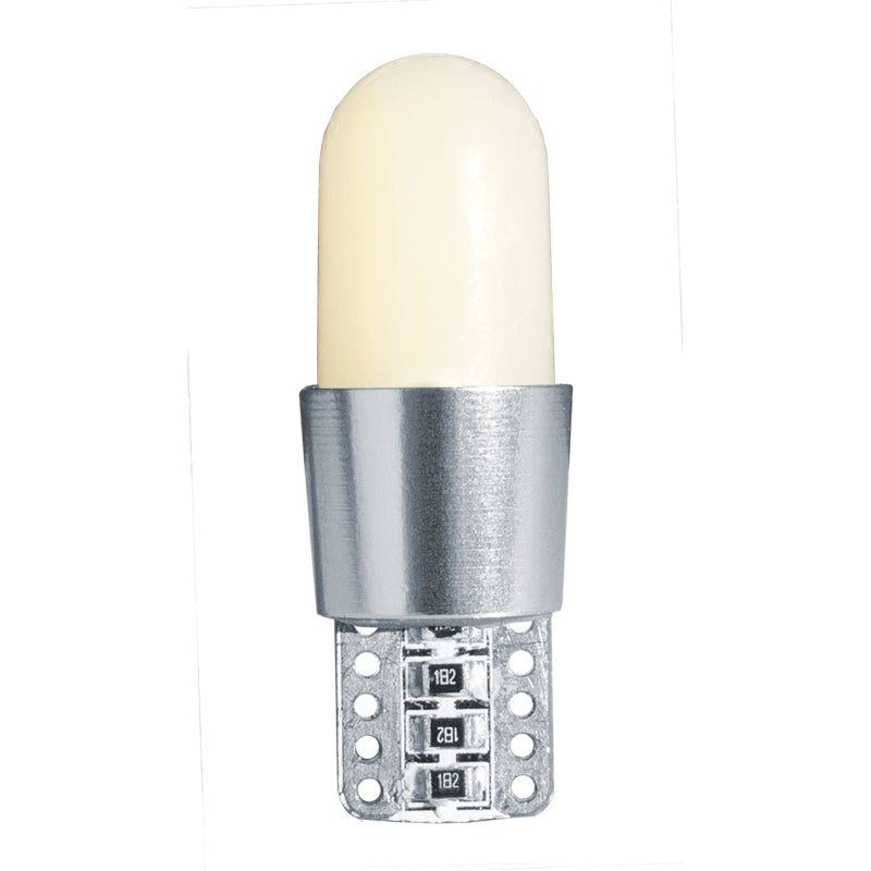 Simoni Racing, Lampadine T10 6-LED 'Silicone-High-Power' - Bianco - Set da 2 pezzi