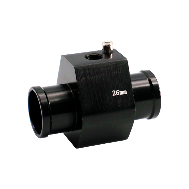 Simoni Racing, Water Temperature Sensor Fitting - Black Anodized Aluminum - Ø26mm