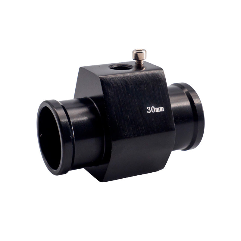 Simoni Racing, Water Temperature Sensor Fitting - Black Anodized Aluminum - Ø30mm