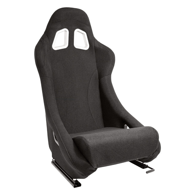 AutoStyle, sedile sportivo 'BH' - Nero - Schienale fisso - Incl. guide