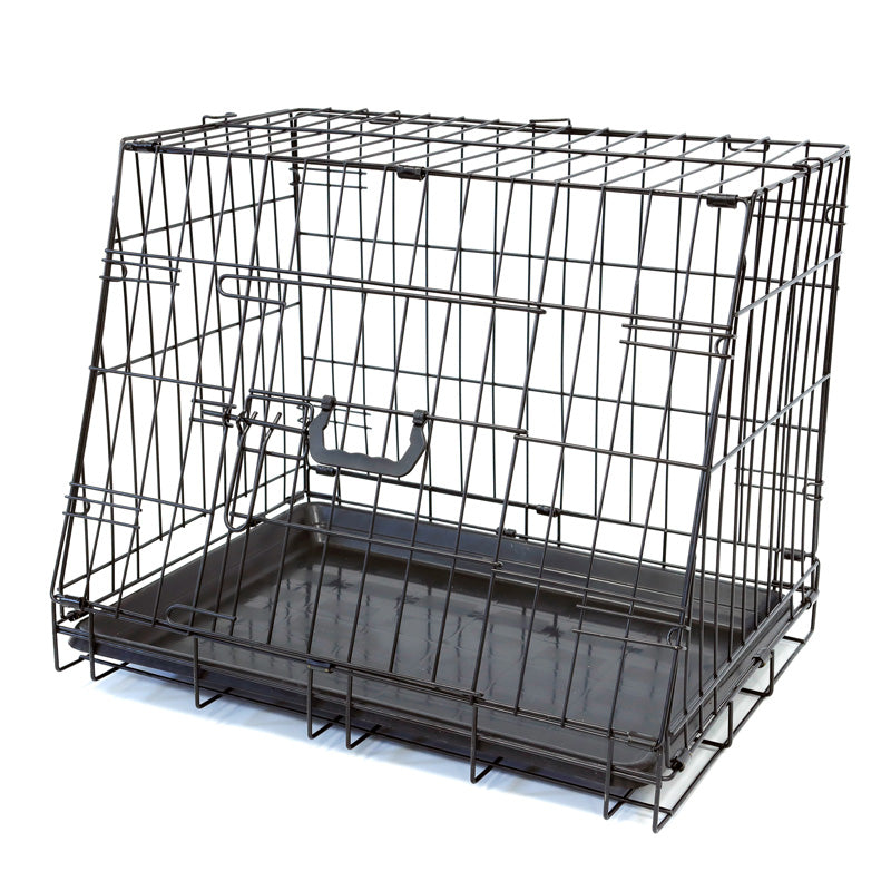 Streetwize, gabbia per cani pieghevole inclinata - piccola - 61x47x43cm