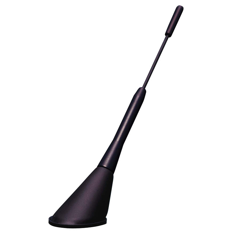 AutoStyle, krátká hliníková anténa - 16V - černá - 165mm
