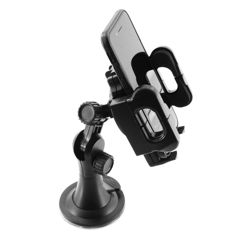 Hypersonic, supporto universale per smartphone/navigatore con ventosa - Regolabile 40-120mm