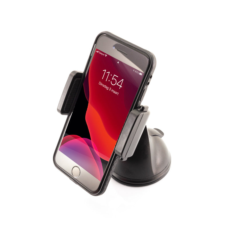Hypersonic, supporto universale per smartphone a U con ventosa - 55-85mm