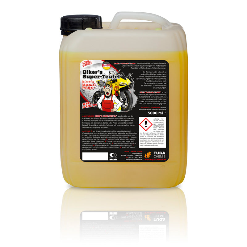 Tuga Chemie, Super Teufel środek do czyszczenia motocykli - żółty - 5000ml