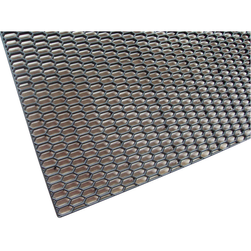 AutoStyle, płyta Race Mesh - czarna - 120x30cm - HEX Fine 18x7mm
