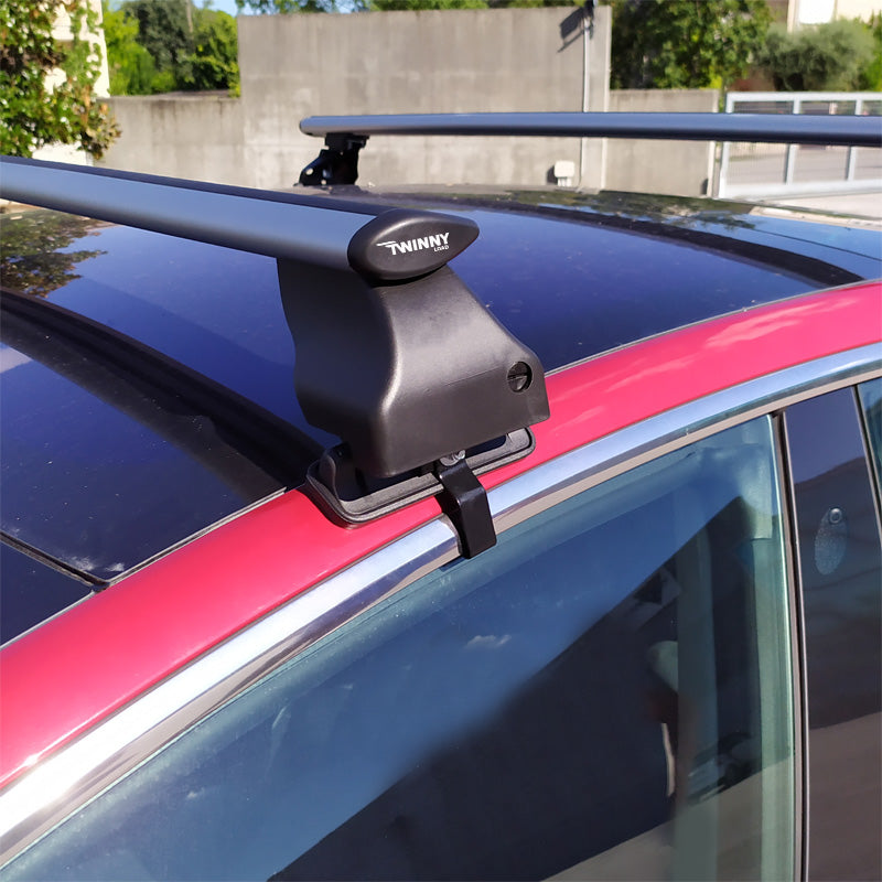 Twinny Load, barras de techo Fly Bar de aluminio - compatible con Tesla Model 3 - capacidad de 50 kg