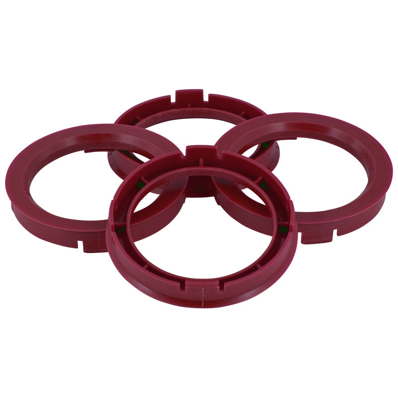 TPI, anelli di centraggio, 67.1->56.1mm - rosso rubino