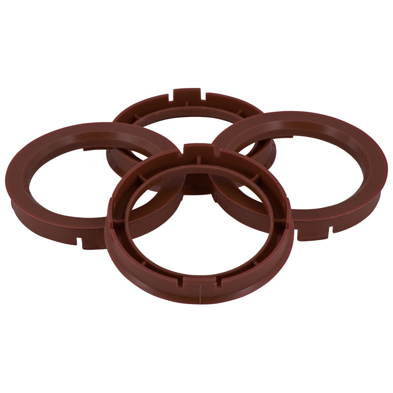 TPI, anelli di centraggio, 67.1->63.4mm - marrone
