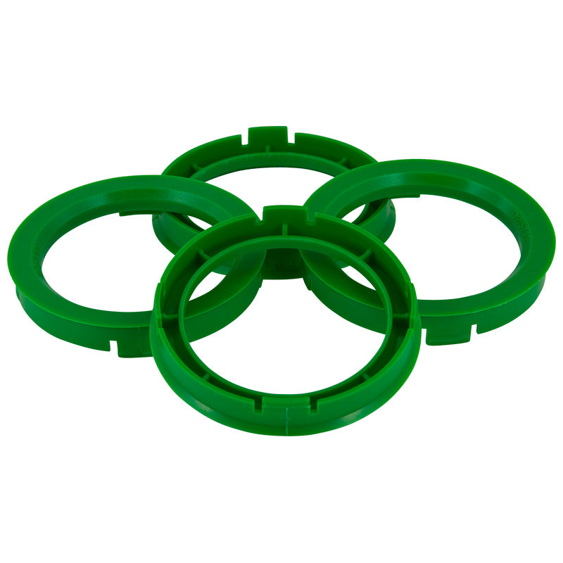 TPI, anelli di centraggio, 69.1->57.1mm - verde