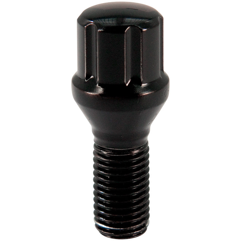 TPI, bullone ruota - Conico - 6-Spline - Nero - 24mm