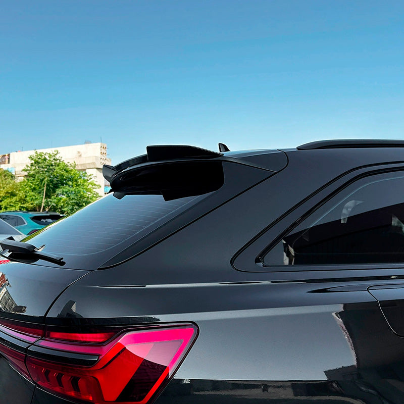 AutoStyle, Tagspoiler, ABS Blank Sort, passer til Audi A6 (C8) Avant S-Line/S6 (2018-2024)