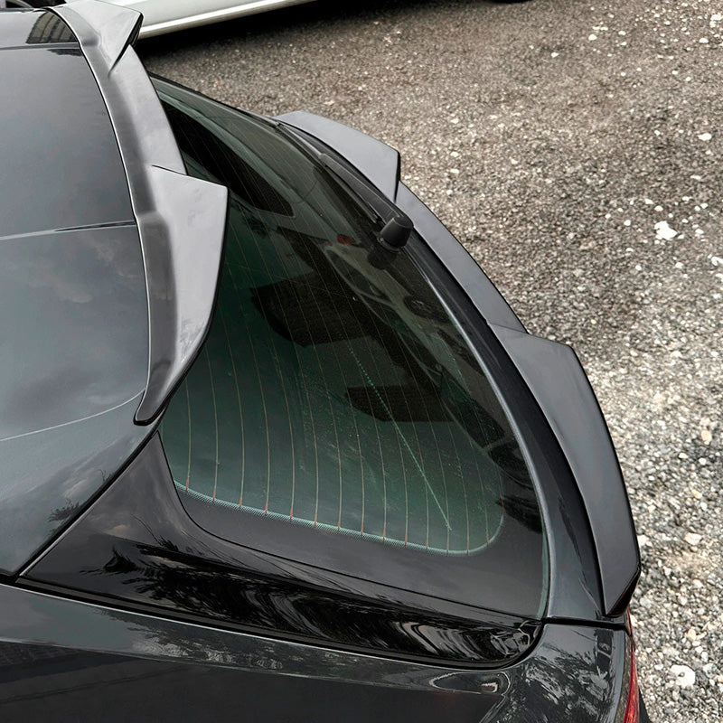 AutoStyle, Rear spoiler, Gloss Black, fits Audi A4 (B9) Avant Facelift (2019-2024)