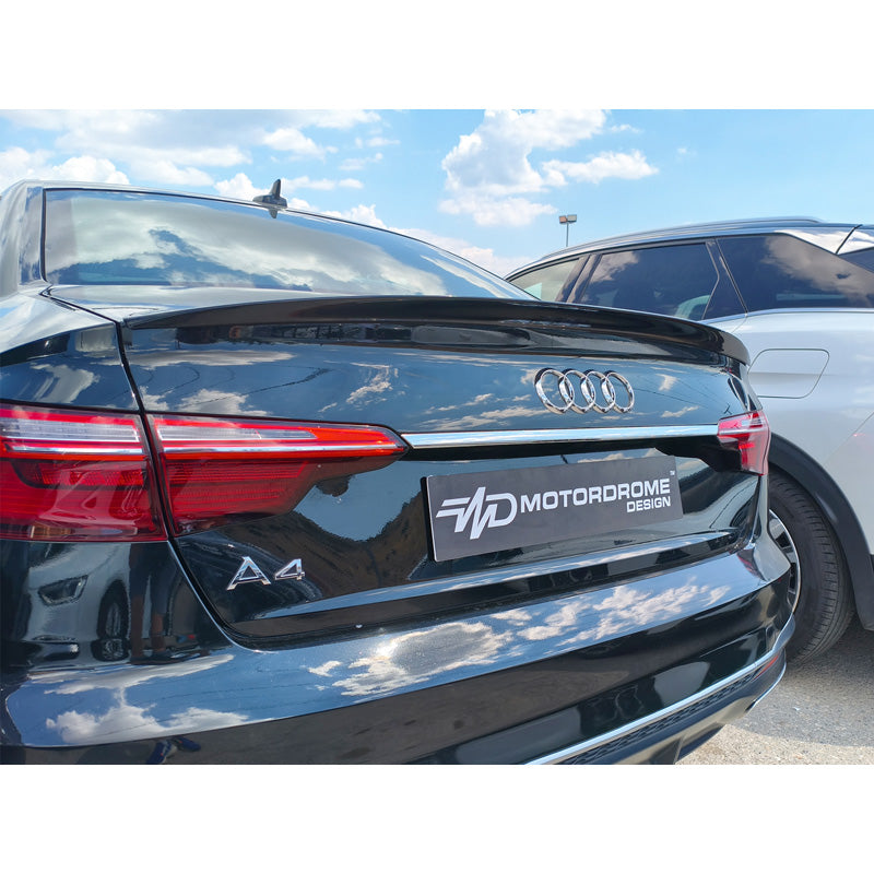 Motordrome, Rear spoiler, Polyurethane, fits Audi A4 B9 Sedan (2015-2024)