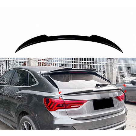 AutoStyle, Bagspoiler, Blank sort, passer til Audi Q3 (F3N) Sportback (2019-2025)