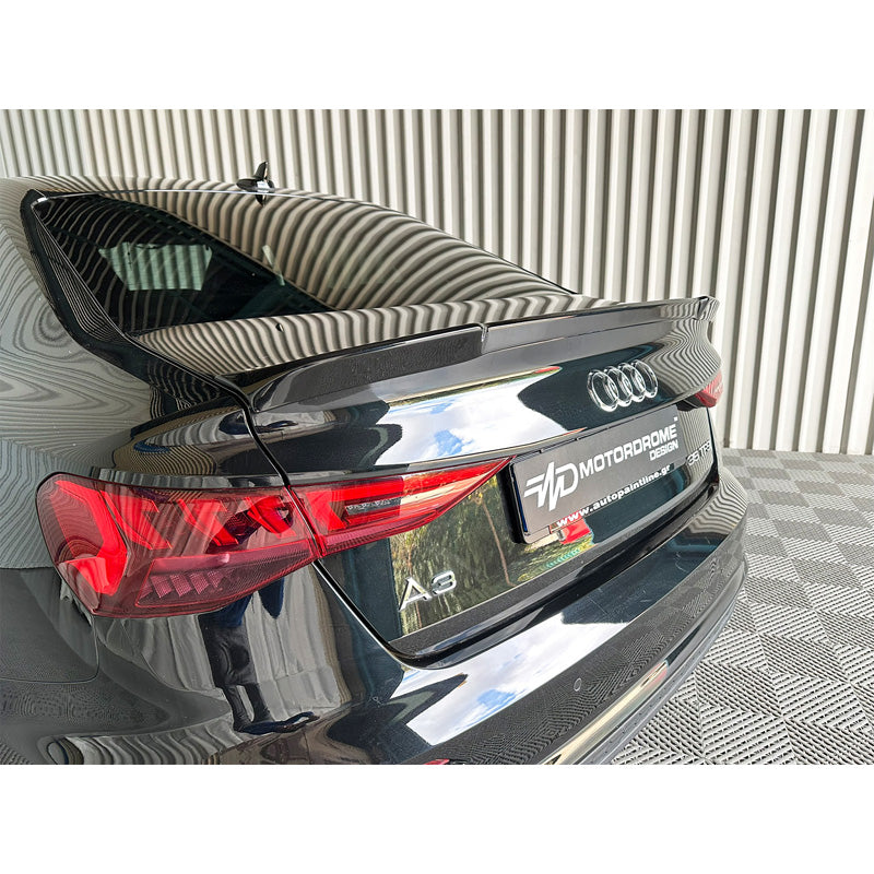 Motordrome, zadní spoiler, neupravený PU, pasuje na Audi A3 (8Y) Sedan 2020-, 'Aerodynamický design'