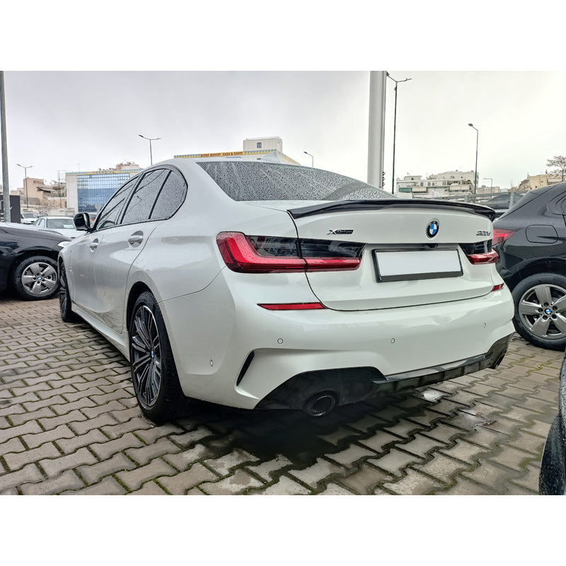 Motordrome, Trunk spoiler lip, fits BMW 3-series G20 Sedan 2018- (PU)