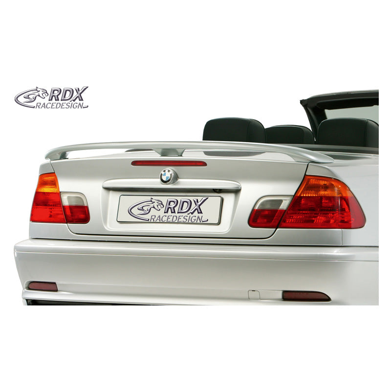 RDX Racedesign, spoiler bagagliaio, compatibile con BMW 3-Series E46 Sedan/Coupé/Cabrio (PU)