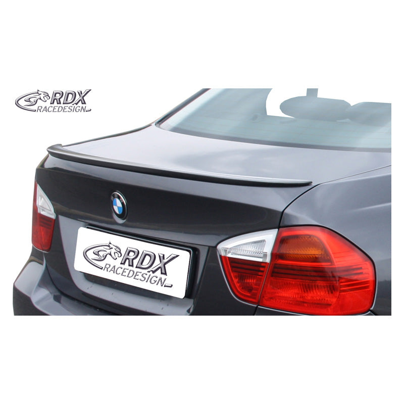 RDX Racedesign, lip zadního spoileru, vhodné pro BMW 3-Series E90 Sedan 2005-2011 (PUR-IHS)