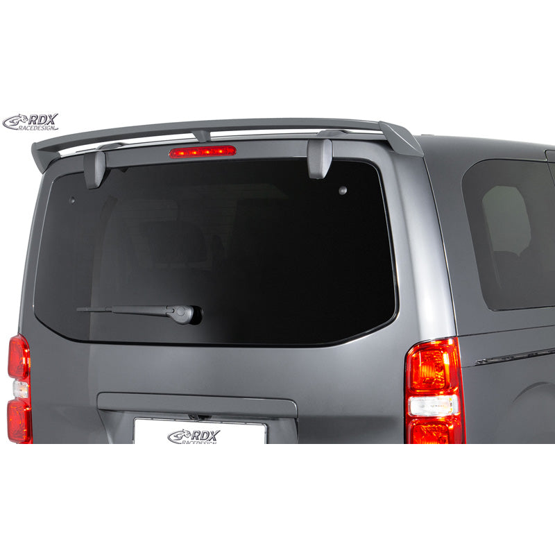 RDX, Tagspoiler, PU, passer til Citroën Jumpy/Dispatch/Spacetourer (2016-) & Peugeot Expert III/Traveller (2016-) & Toyota Proace (2016-) & Opel Vivaro C/Zafira Life (2019-) & Fiat Scudo/Ulysse (2022-) (med bagklap)
