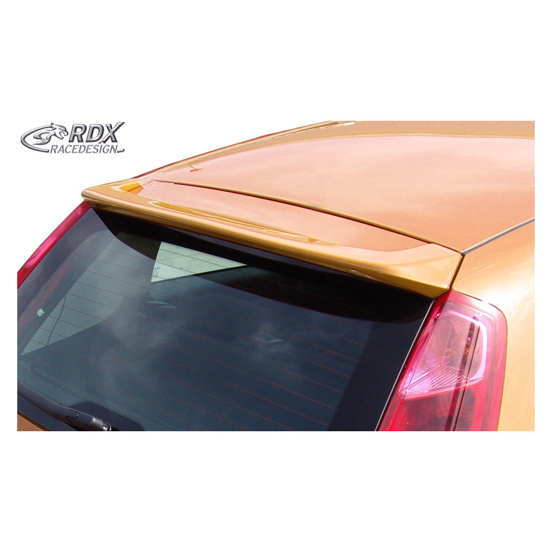 RDX Racedesign, alerón de techo, apto para Fiat Grande Punto 2005- & Punto Evo 2009- 'V2' (PUR-IHS)