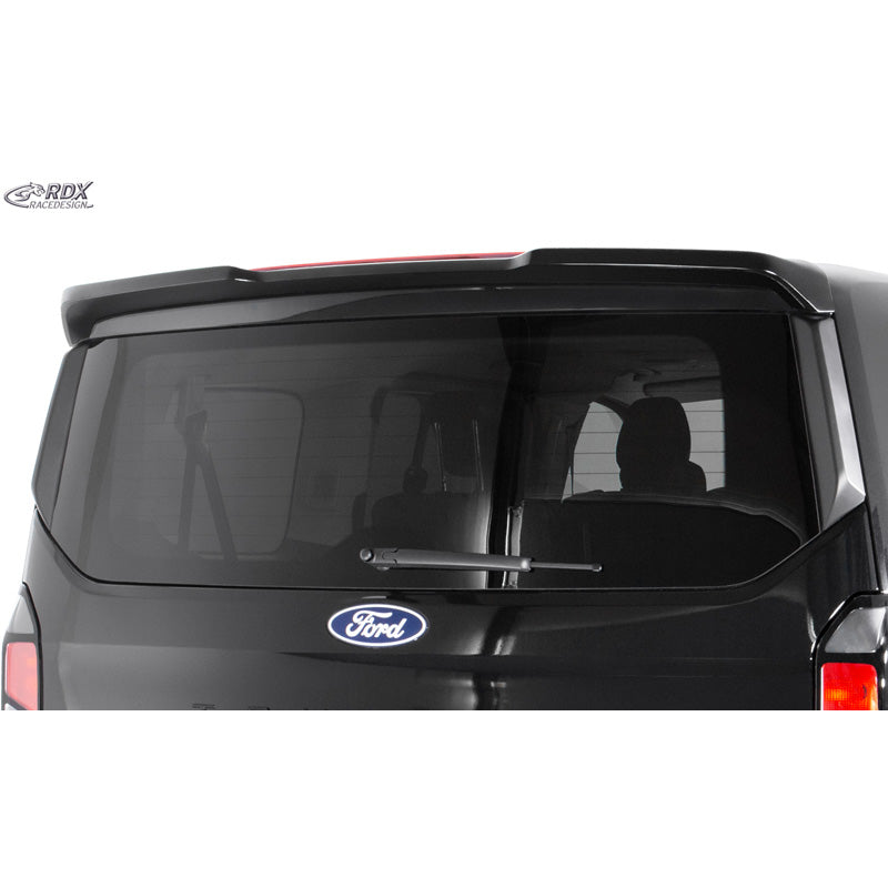 RDX, spoiler tetto, PU-Rim, adatto a Ford Transit Custom / Tourneo Custom (2023-) & Volkswagen Transporter / Caravelle T7 (2024-) (con portellone posteriore)