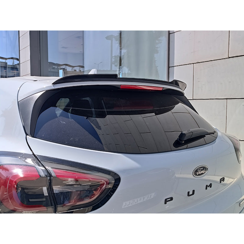 Motordrome, alettone da tetto (Spoiler Cap), adatto a Ford Puma ST-Line 2019- (ABS nero lucido)