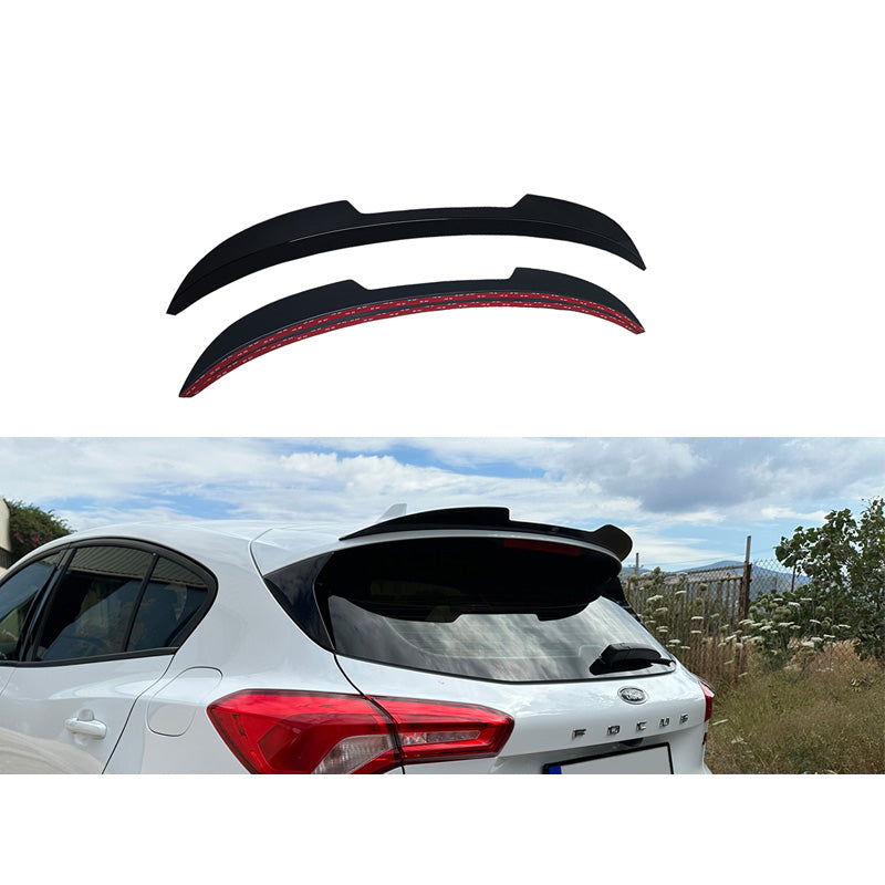 Motordrome, střešní spoiler (kryt spoileru), vhodné pro Ford Focus HB IV 2018- (ABS leskle černá)