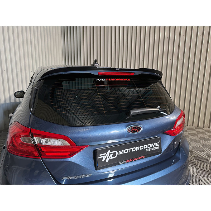 Motordrome, alettone da tetto (Spoiler Cap), adatto a Ford Fiesta HB VII 2017- (ABS nero lucido)