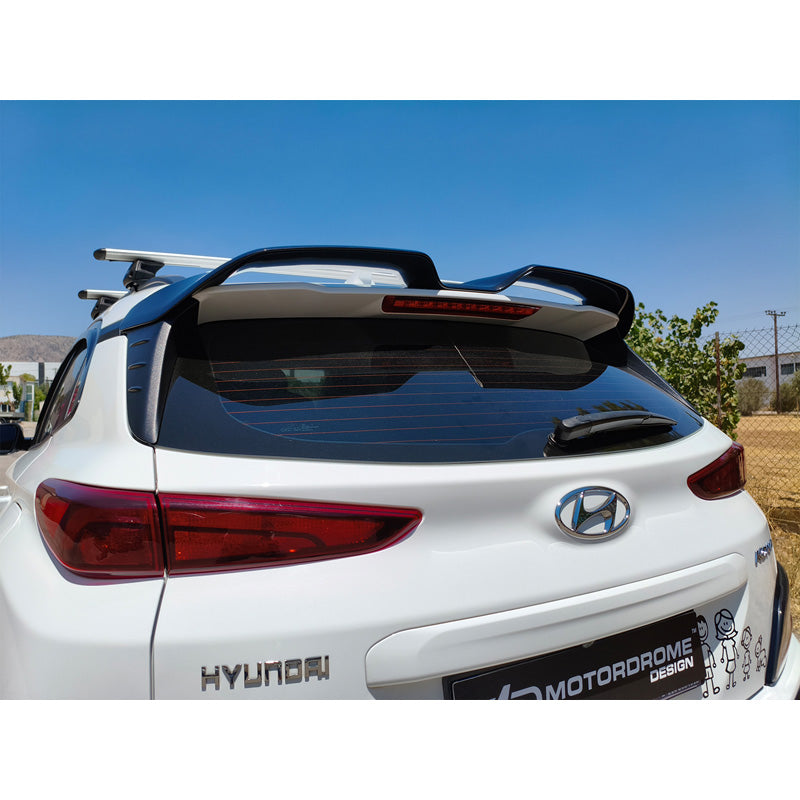 Motordrome, Tagspoiler, Polyurethan, passer til Hyundai Kona mk1 Facelift (2020-2023)
