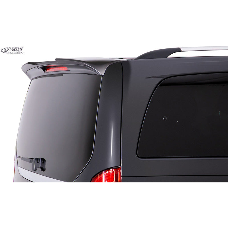 RDX Racedesign, spoiler tetto, compatibile con Mercedes V-Class W447 2014- incl. AMG-Line & EQV 2020- (con portellone posteriore) (PUR-IHS)