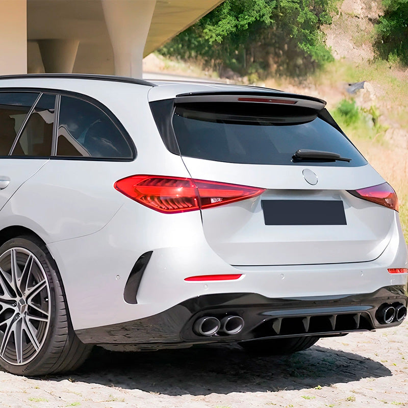 AutoStyle, spoiler da tetto, nero lucido, adatto a Mercedes C-Class W206 Kombi (2021-)