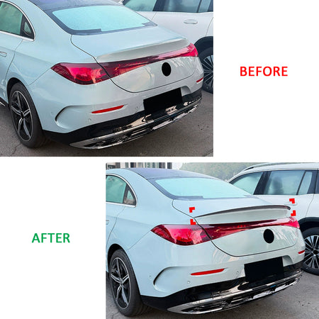 AutoStyle, Bagspoiler, ABS Blank Sort, passer til Mercedes CLA C174/C178 Coupe (2025-)