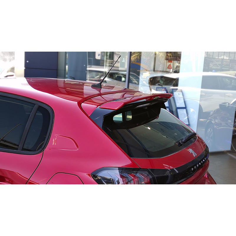 Motordrome, spoiler da tetto, compatibile con Peugeot 208 II HB 5 porte 2019- (PU)