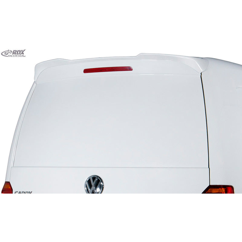 RDX Racedesign, spoiler da tetto, adatto a Volkswagen Caddy 2015-2020 (con portellone) (PU)