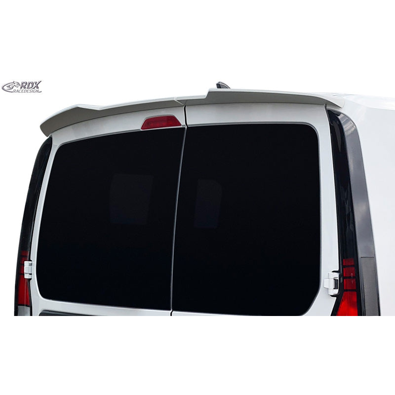 RDX Racedesign, spoiler dachowy, pasuje do Volkswagen Caddy V Box/MPV 2020- (z 2 dwuskrzydłowymi tylnymi drzwiami) (PU)