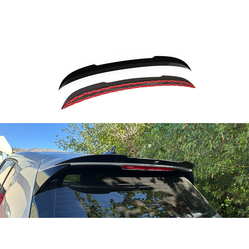 Motordrome, spoiler posteriore, ABS nero lucido, adatto a Volkswagen Golf VIII (CD1) 2020-2024 & Facelift 2024-