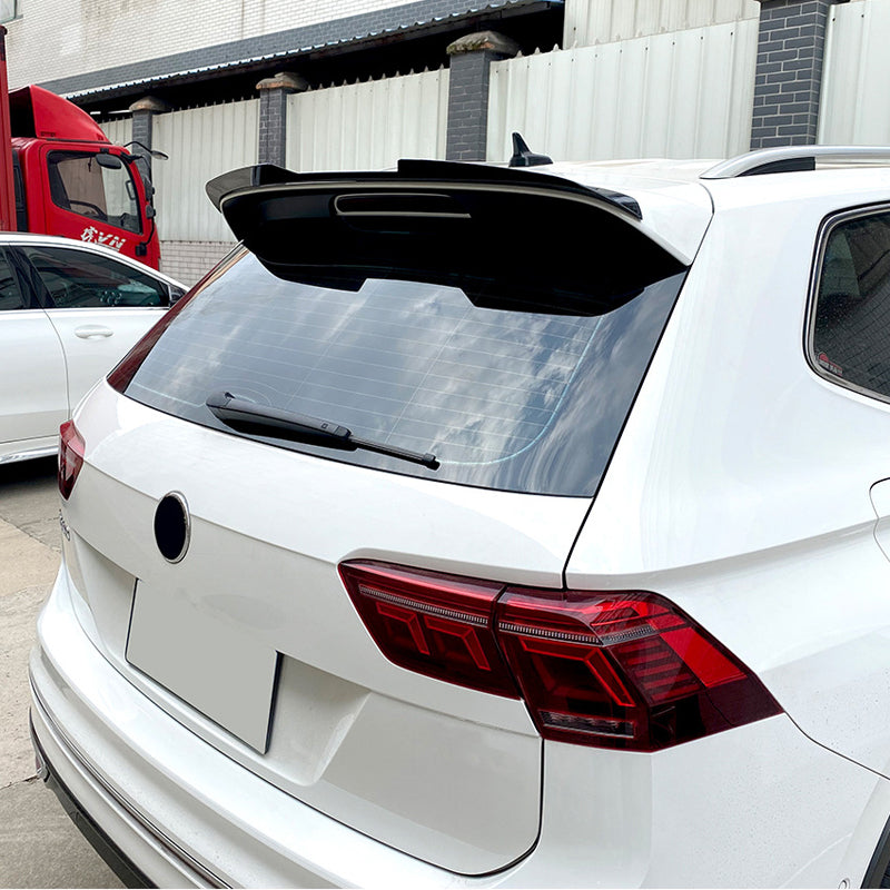 AutoStyle, Roof Spoiler, Glossy Black, Fits Volkswagen Tiguan II R-Line Facelift 2020-2024
